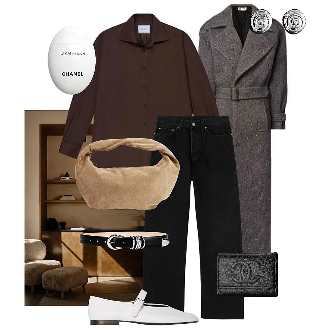 THE ROW Boheme Leather Mary Jane Ballerina Flats In Multi