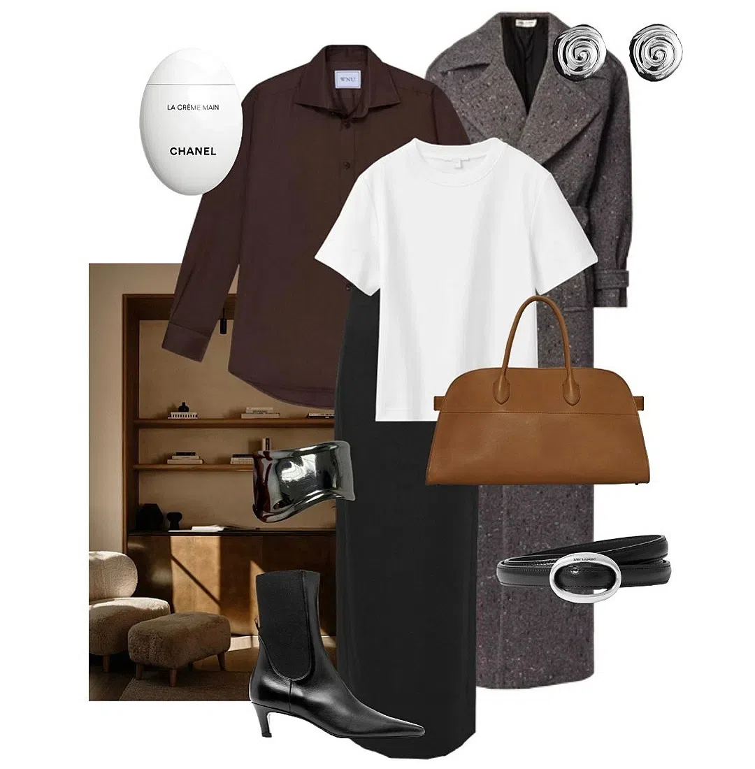 TOTÊME Toteme Mid Heel Leather Boots In Black