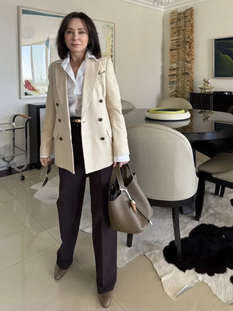 HERMES Pre-owned Hermès Picotin Grey Leather Tote Bag ()