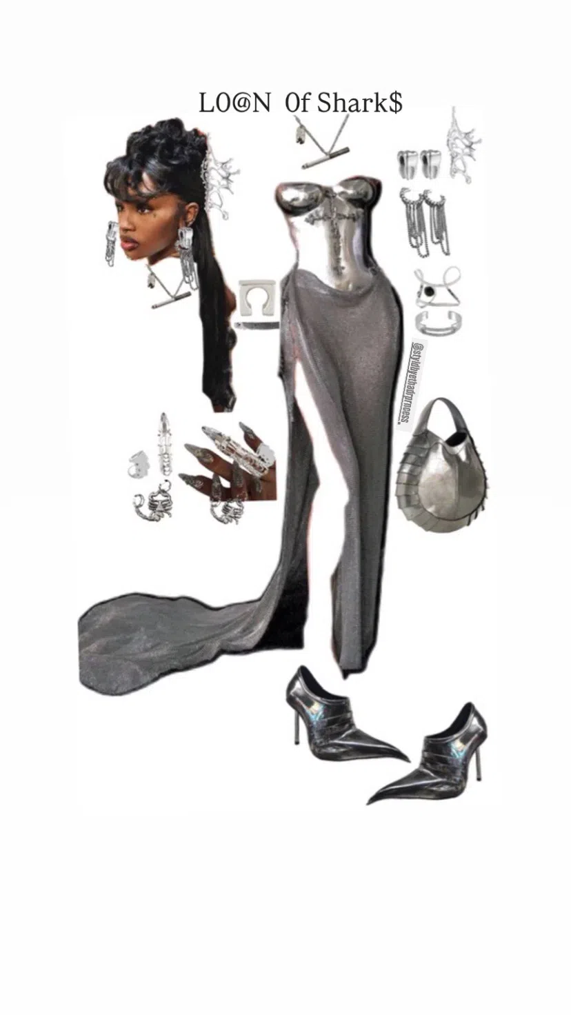 PANCONESI Cubo Cuff Silver In Grey