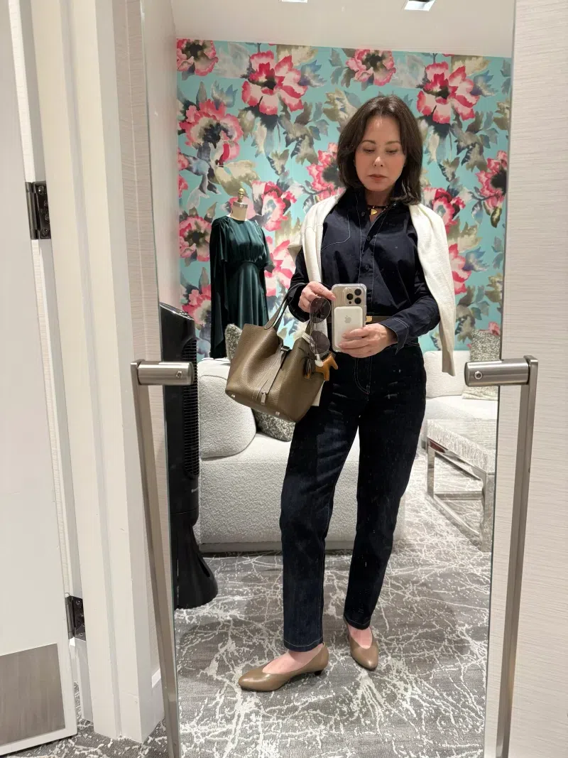 KHAITE Scarlet Cashmere Cardigan In White