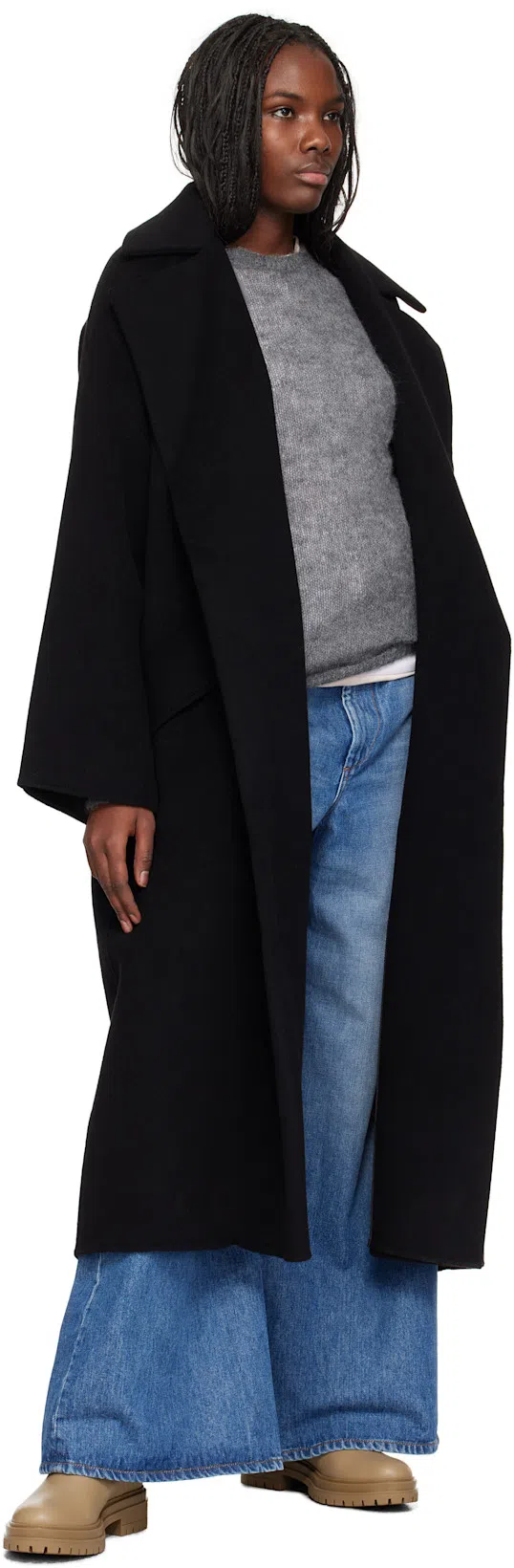 GIANVITO ROSSI Tenney Leather And Ribbed-knit Chelsea Boots In Brown