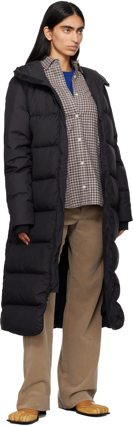 RIER Khaki Cotton Trousers In Yuta