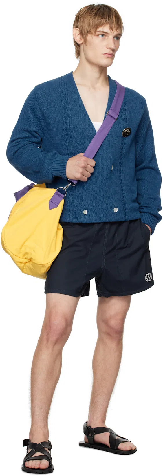 JIL SANDER Low Sandal. In Black