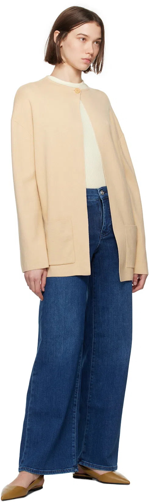 AGOLDE Sleeveless Ribbed Tank Top In Wired Light Grey