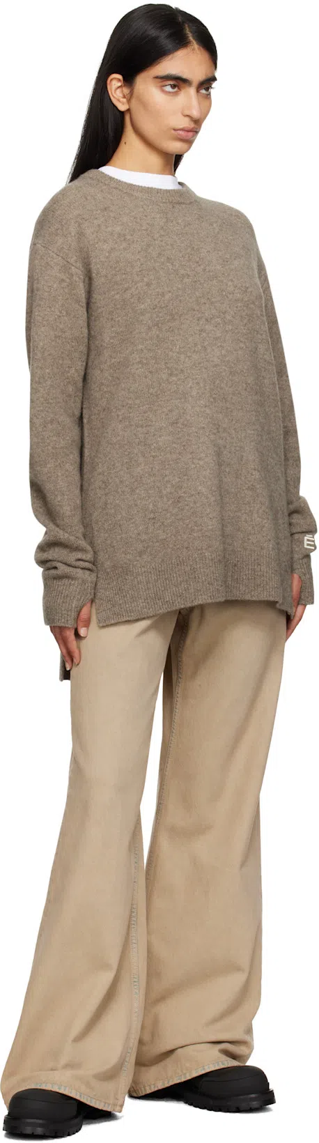 MARNI Dada Rubber-trimmed Leather Brogues In Black