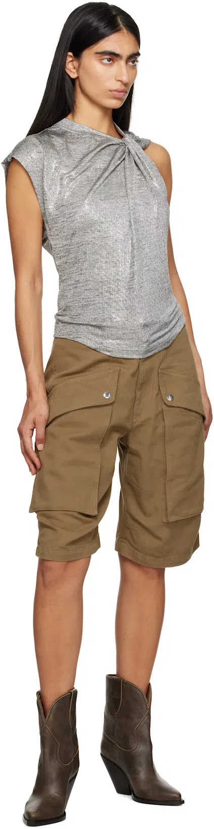 ISABEL MARANT Leyane-gz Ankle Texan Boot Boots Brown