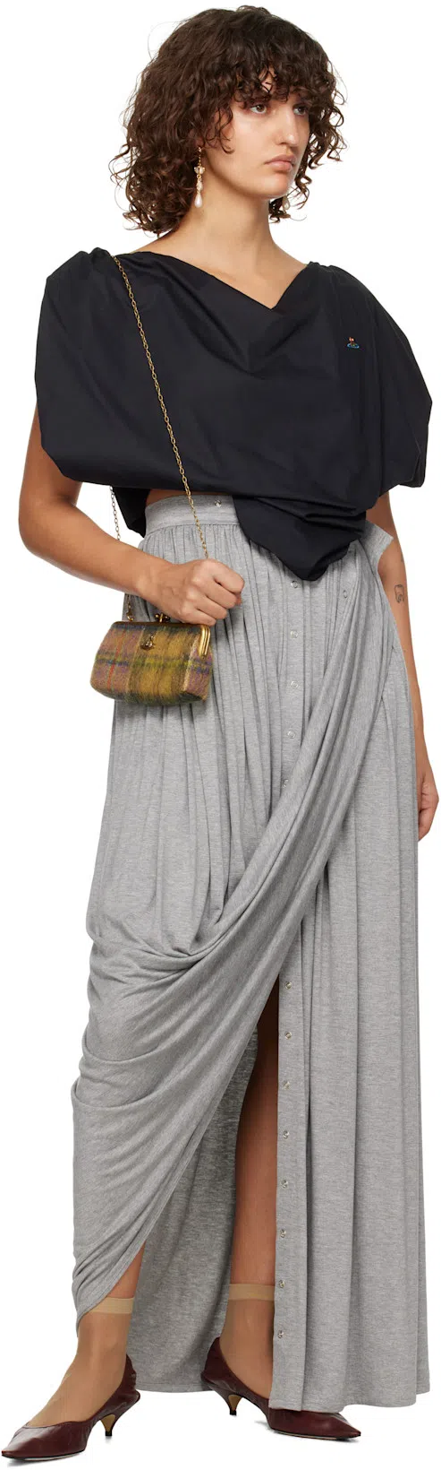 THE ROW Brown Liisa Kitten Heels In Lqb Laquer Brown