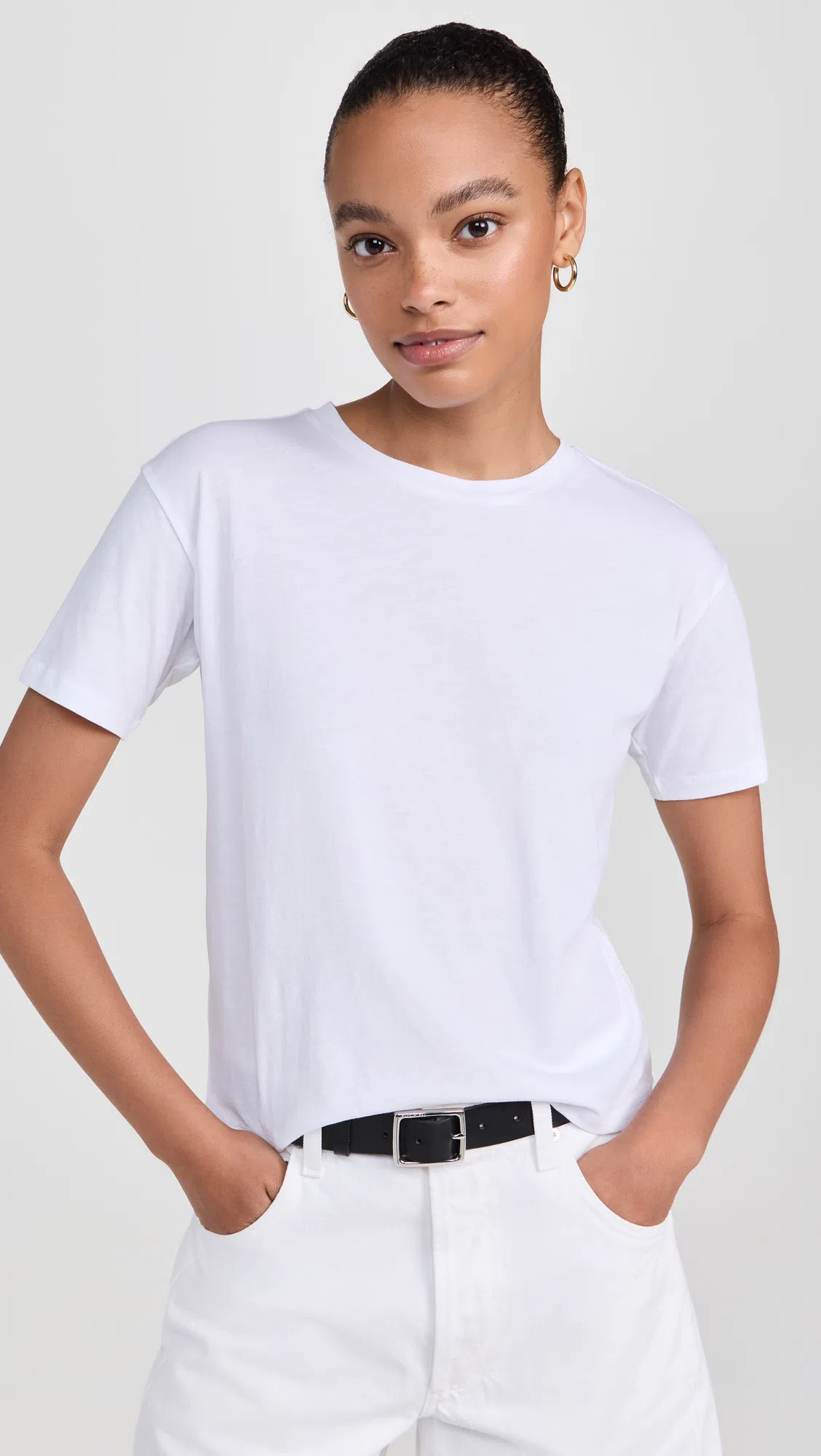 WARDROBE.NYC Wardrobe. Nyc Bonded Zip Hoodie Grey Marl