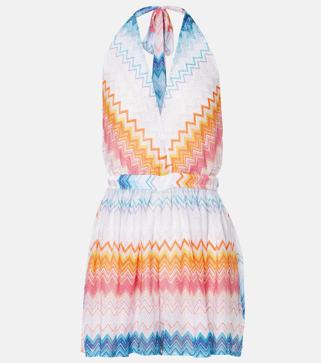 MISSONI Chevron Sleeveless Jumpsuit In Multicolour