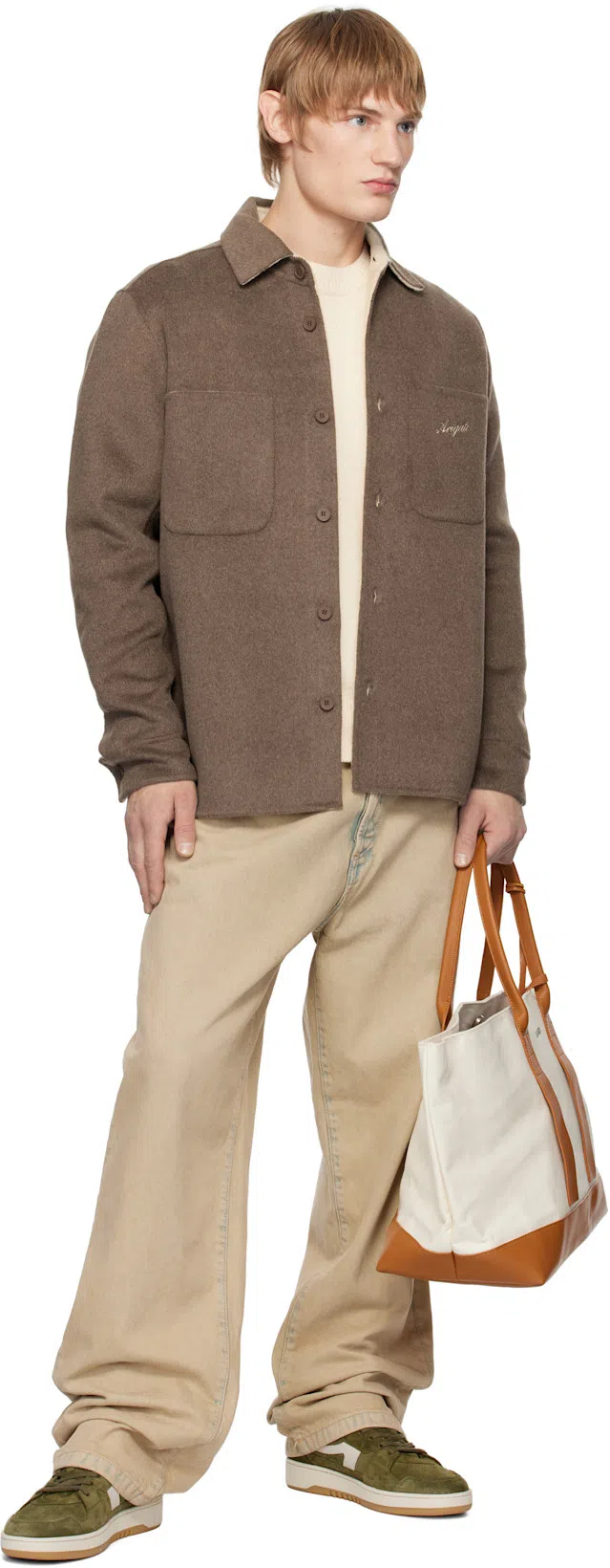 ACNE STUDIOS 1991 Toj Straight Denim Jean In 14l Light Sand