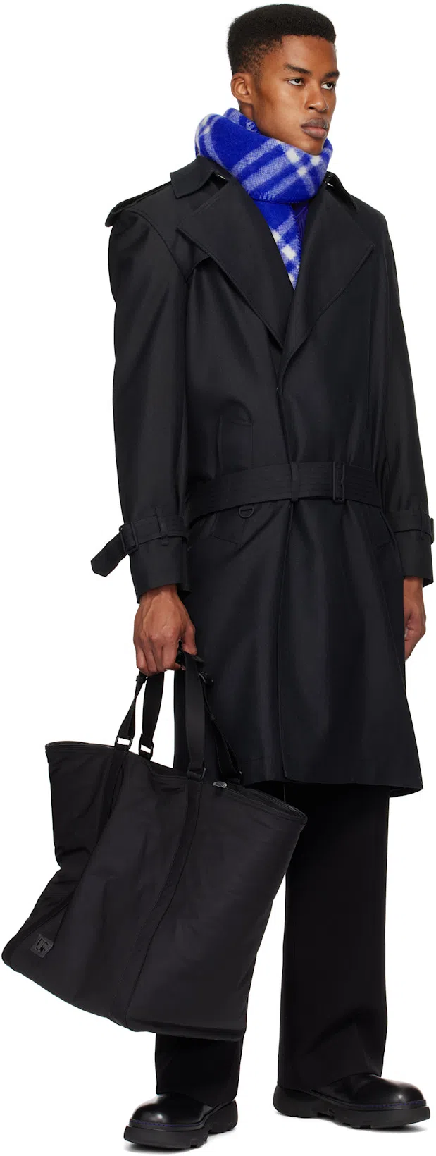 BURBERRY Black Three-pocket Trousers