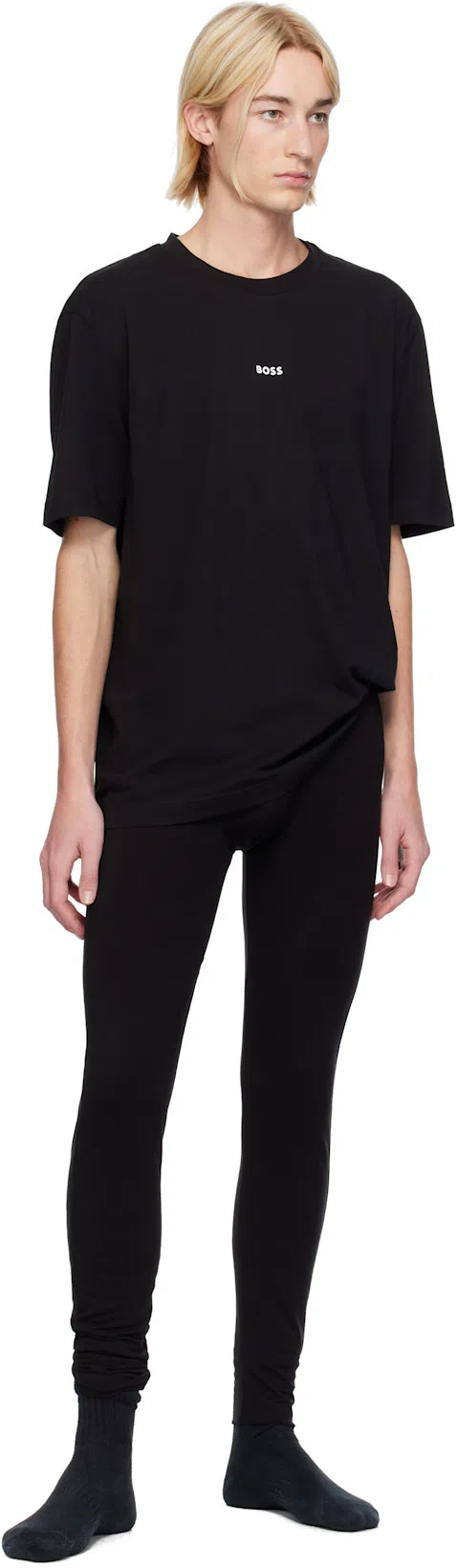 HUGO BOSS Hugo Oversized T Shirt With Logo In Oxford