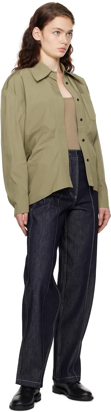 LEGRES Grained Leather Ankle Boots In Black