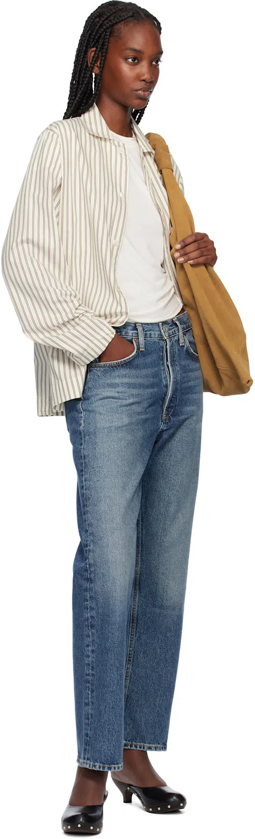 FAX COPY EXPRESS White 'the Fitted T' T-shirt