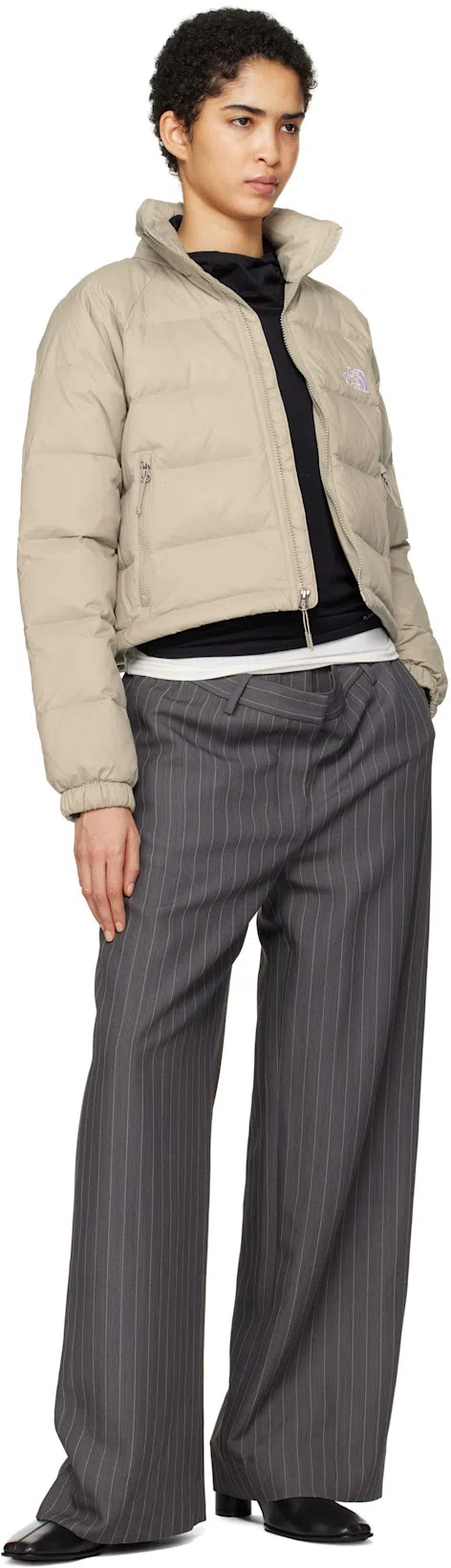 ACNE STUDIOS Deconstructed Trousers Grey Melange In 990 Grey Melange