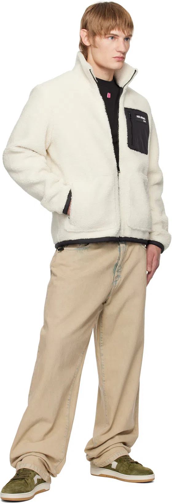 ACNE STUDIOS 1991 Toj Straight Denim Jean In 14l Light Sand