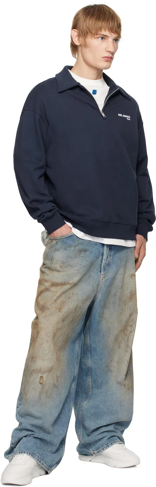 ACNE STUDIOS 2023m Penicillin Denim Jeans In Mid Blue