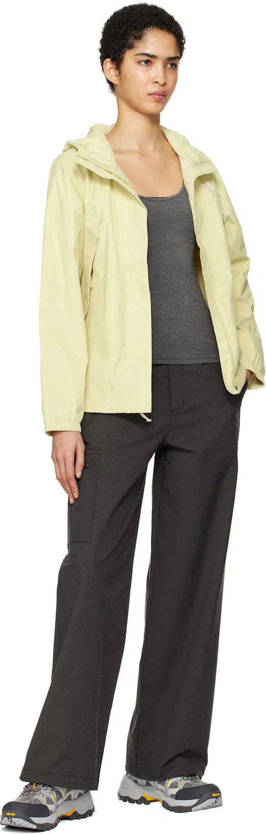 FAX COPY EXPRESS Gray 'the Thin Halter' Tank Top In Grey