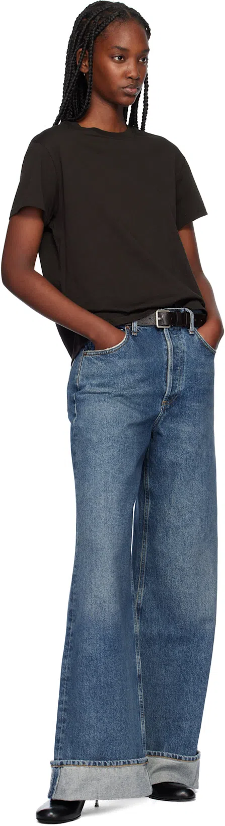 AGOLDE Fran Jeans In Blue