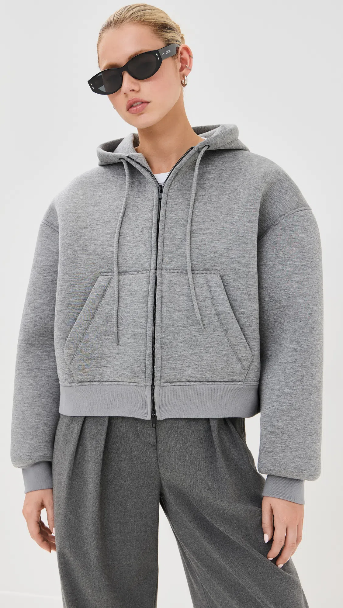 WARDROBE.NYC Crew Neck Stretch-jersey T-shirt In White