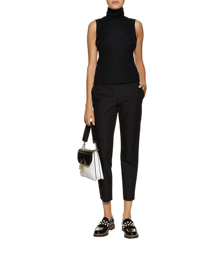 THEORY Woman Pants Black Size 00 Polyester, Virgin Wool, Elastane, Polyamide