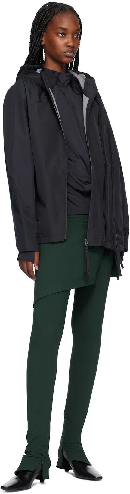 TOTÊME The Wide Shaft Glossed-leather Ankle Boots In Black