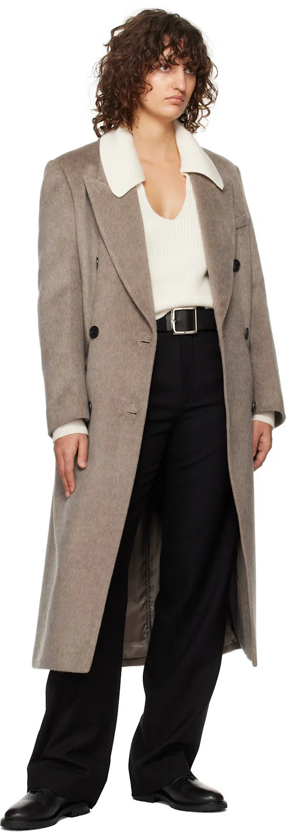 LEGRES Grained Leather Ankle Boots In Black