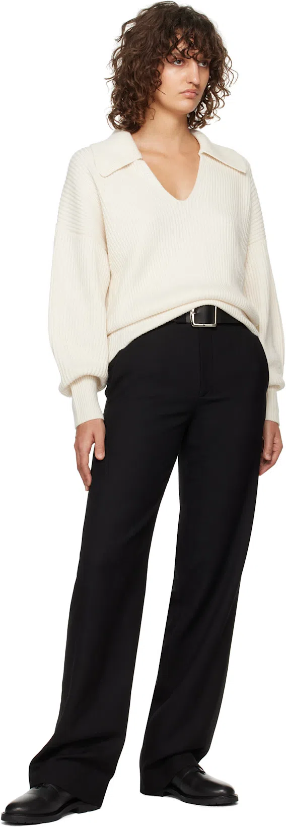 LEGRES Grained Leather Ankle Boots In Black