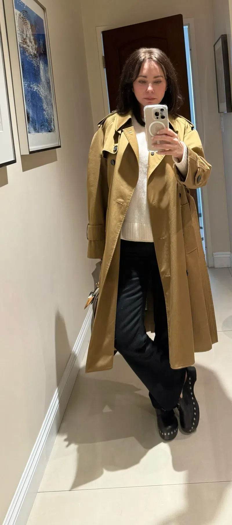 HERMES Pre-owned Hermès Picotin Grey Leather Tote Bag ()