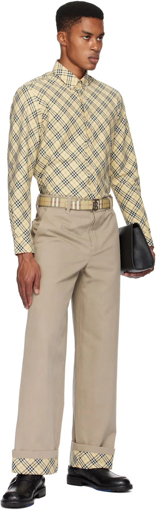 BURBERRY Cotton Carpenter Trousers In Multicolor