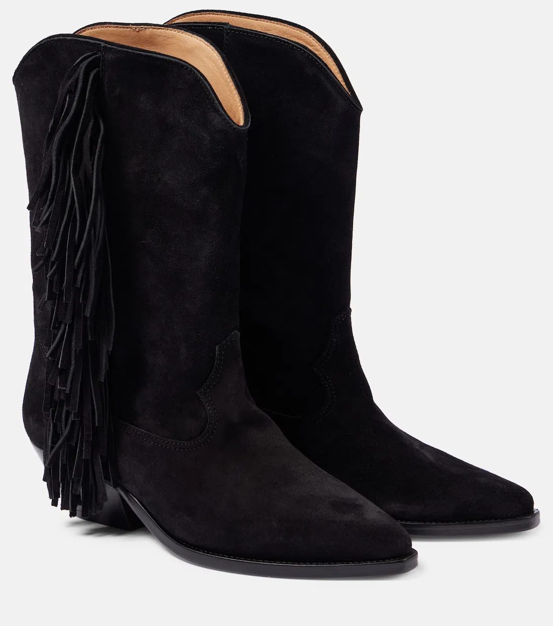 ISABEL MARANT Duerto Leather Boots In Black