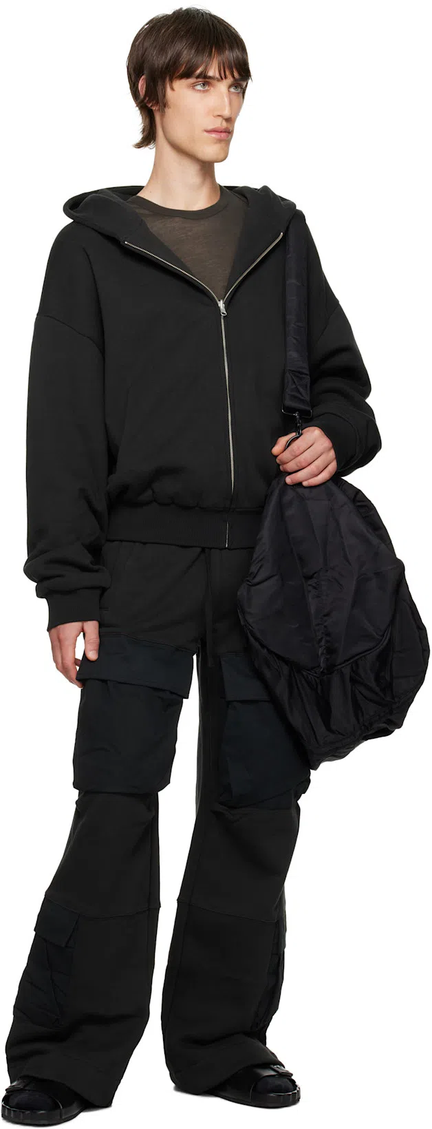 BALENCIAGA Smooth Leather Sunday Slides For A Chic In Black