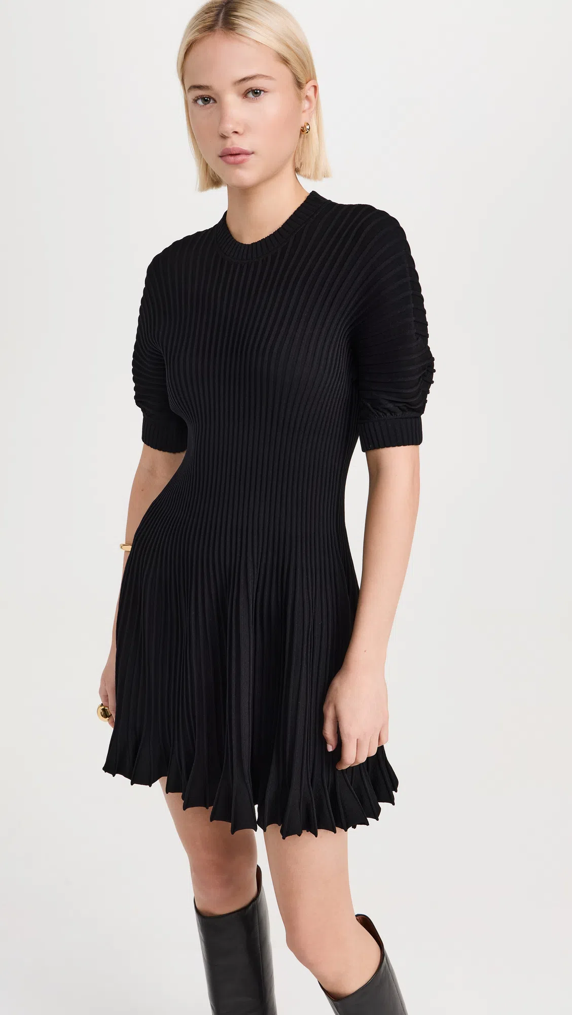 COACH New York Black Leather Winley Ballerinas