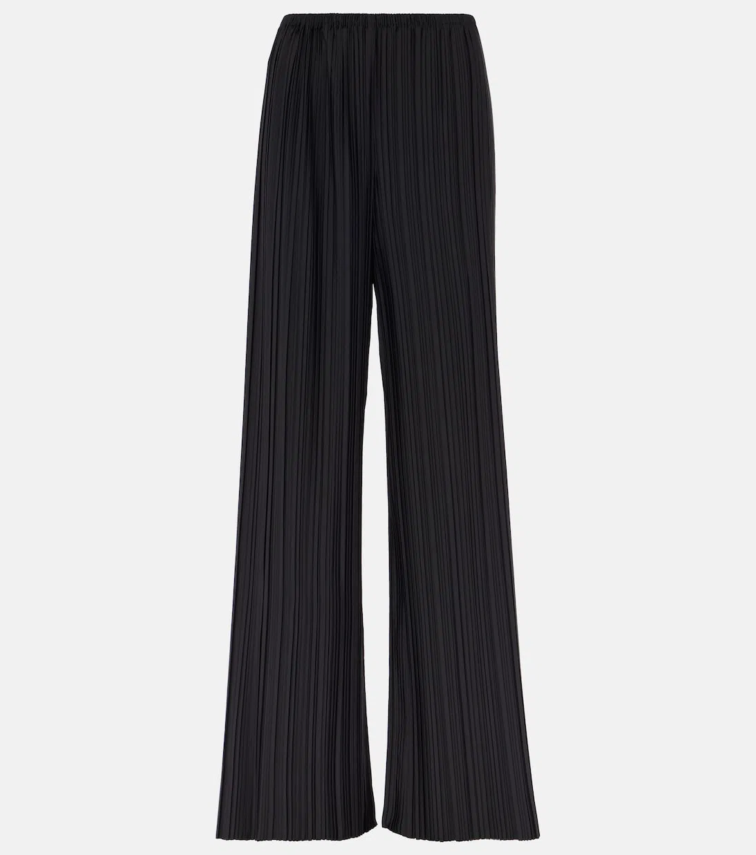 THE ROW Gala Virgin Wool Wide-leg Pants In Black