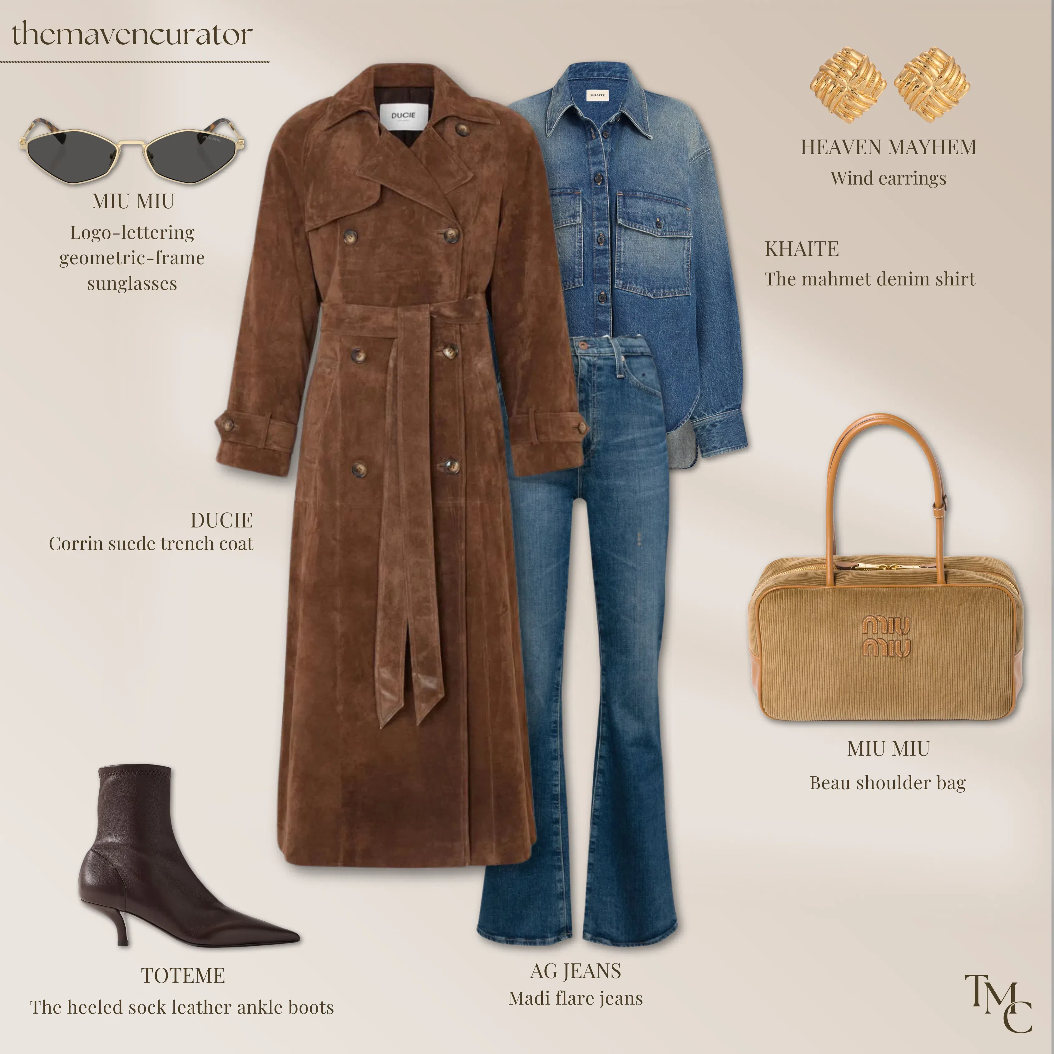 MIU MIU Beau Corduroy Top-handle Bag In Cinnamon