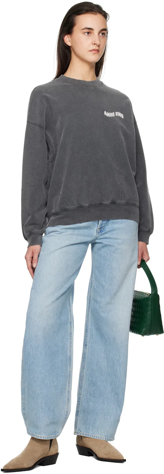 CITIZEN OF HUMANITY Florence Wide Straight In Scout In Light Vintage Indigo In Dakota