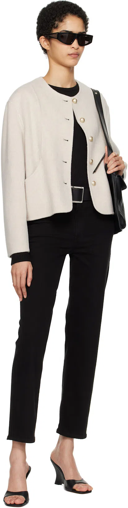 CITIZEN OF HUMANITY Citizens Of Humanity Ivory Trouser Skirt In Black