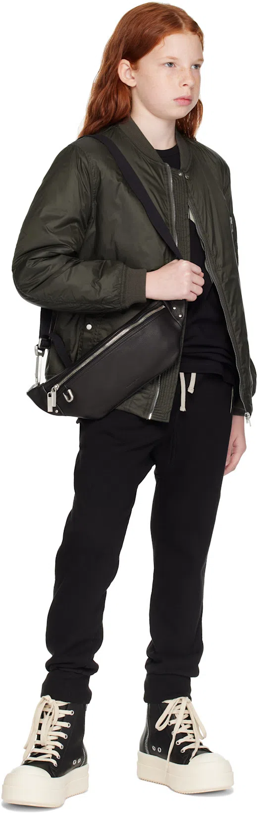 RICK OWENS Hollywood Mega Bumper Sneakers In Black