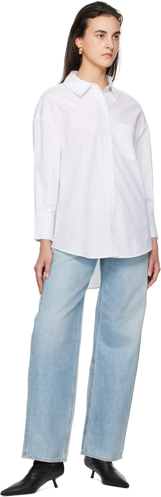 CITIZEN OF HUMANITY Florence Wide Straight In Scout In Light Vintage Indigo In Dakota