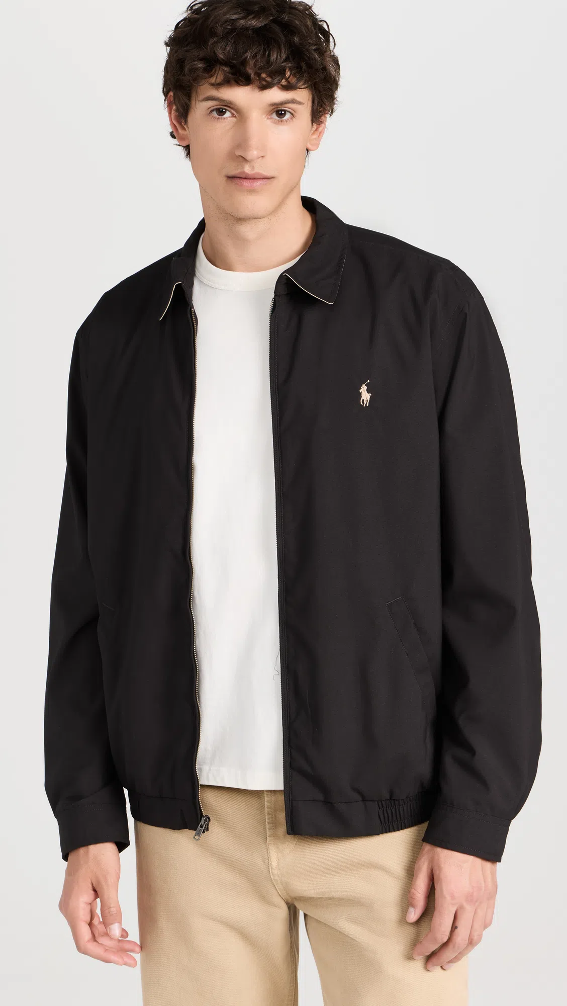 POLO RALPH LAUREN Bi-swing Lightweight Zipped Jacket Clothing In Black