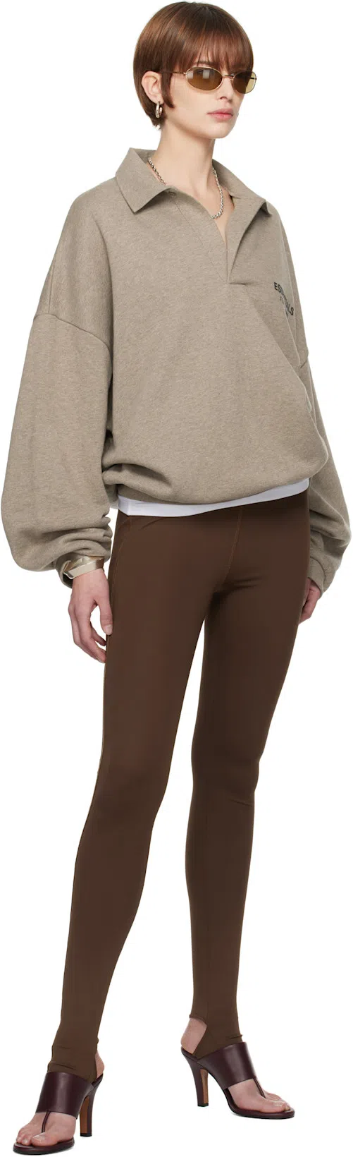 PRADA Round Metal Sunglasses In Gold