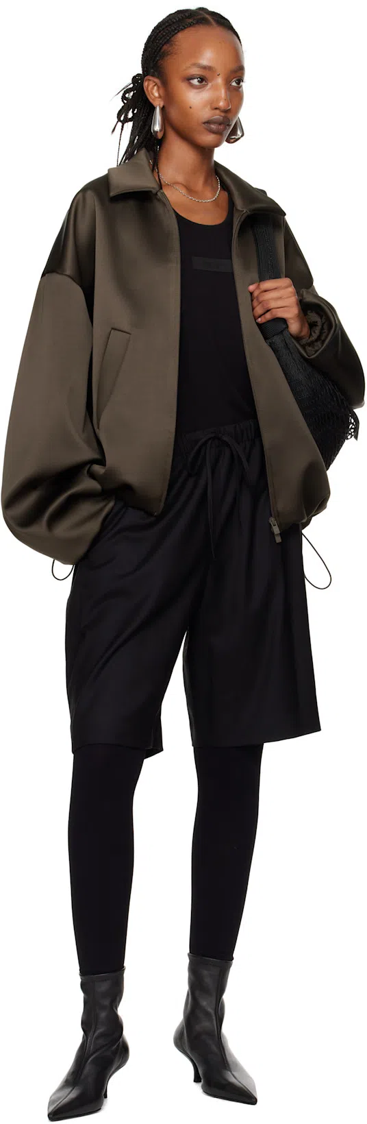 TOTÊME Flat Ankle Boots Toteme Woman Color Black In Schwarz