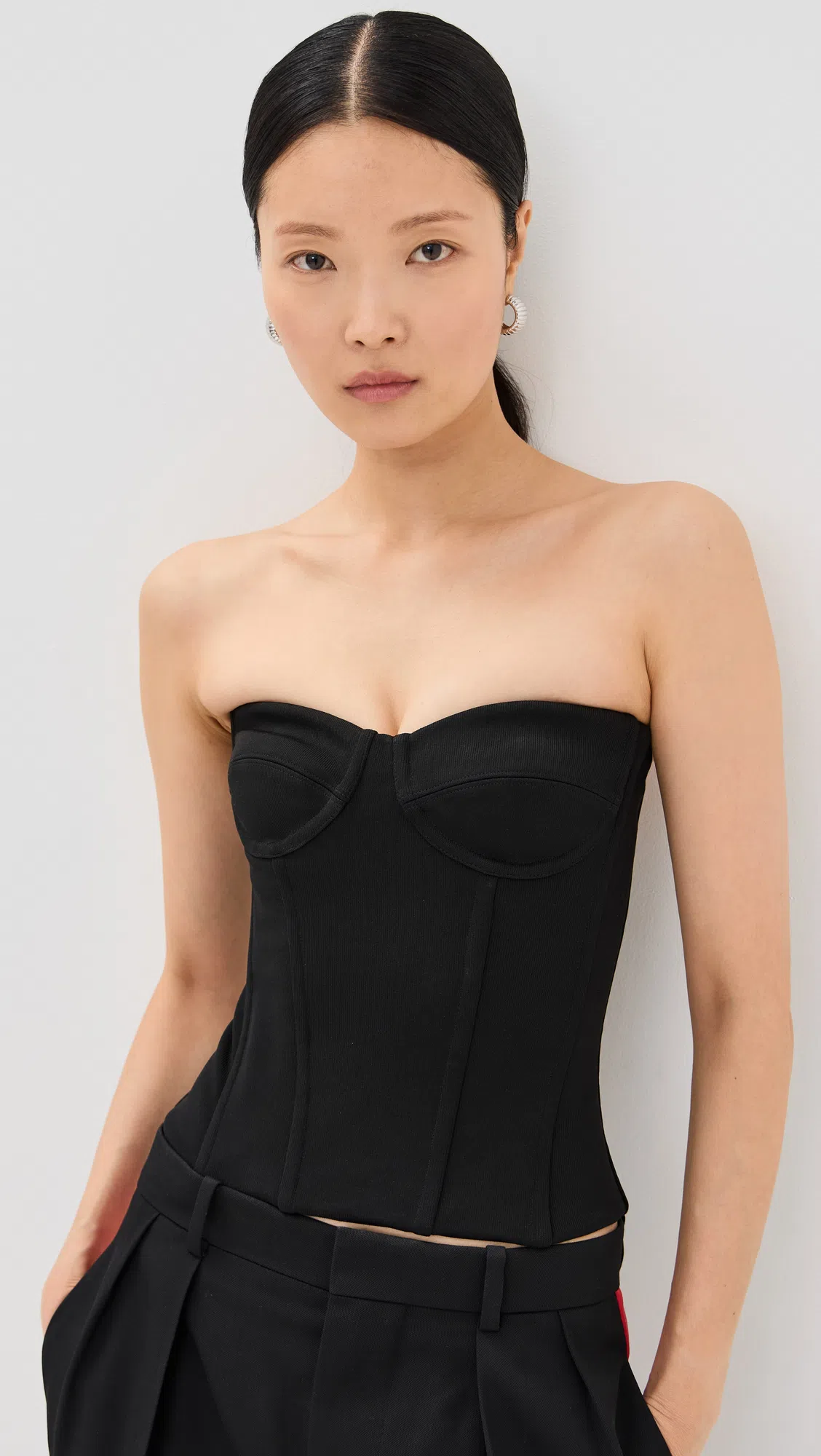 WARDROBE.NYC Crew Neck Stretch-jersey T-shirt In White