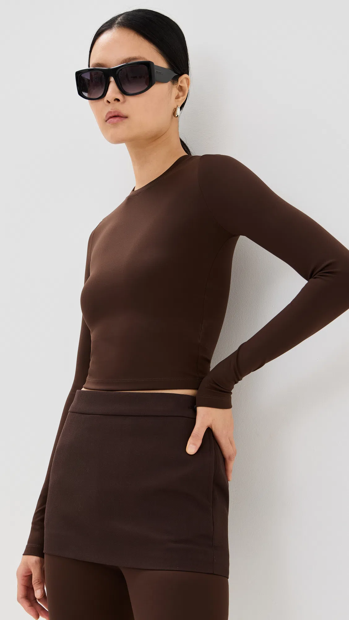 WARDROBE.NYC Single-breasted Bonded Coat In Black