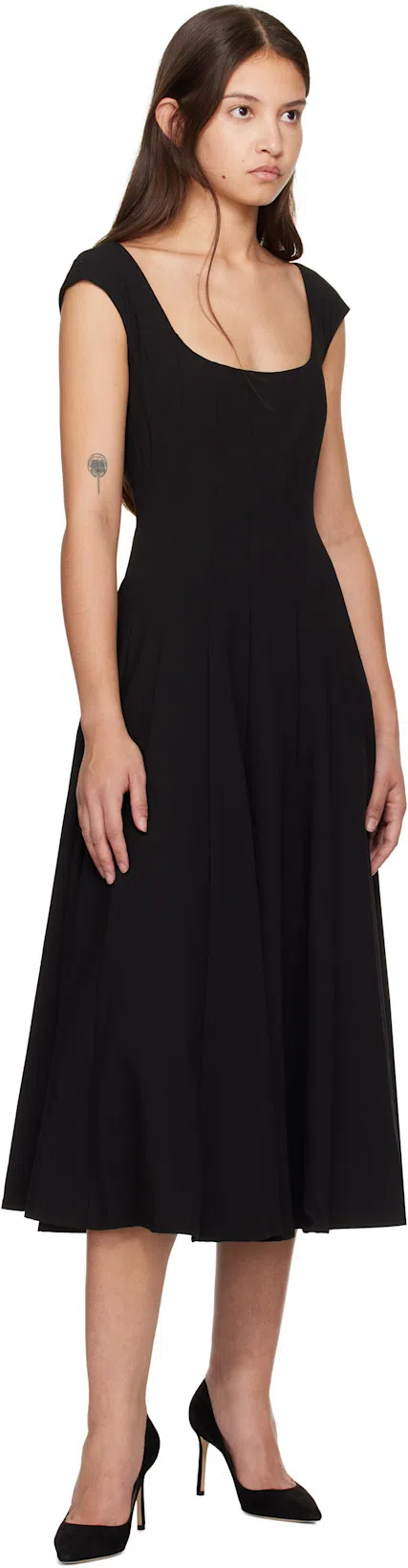 JIMMY CHOO Womens Black Romy 100 Suede Courts 4.5