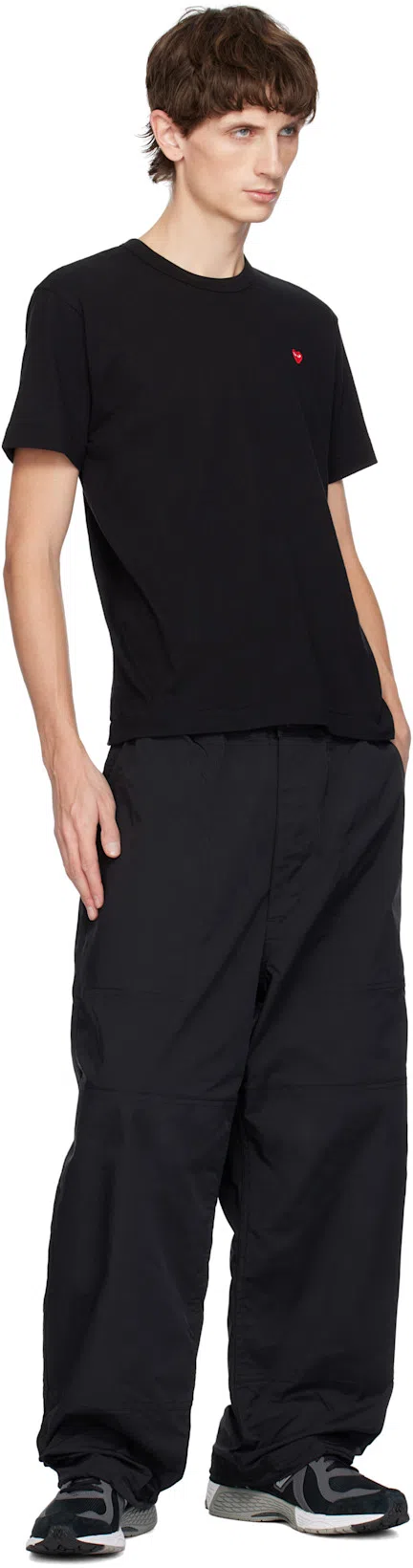 COMME DES GARÇONS HOMME DEUX Black Drawstring Trousers In 1 Black