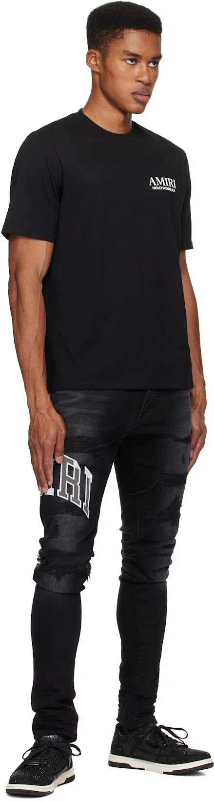 AMIRI Tshirt Con Logo In Black