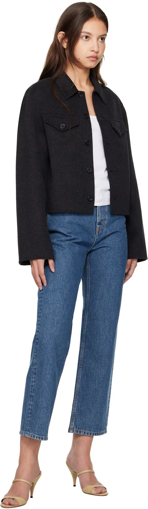 TOTÊME Ribbed Tank Top In White