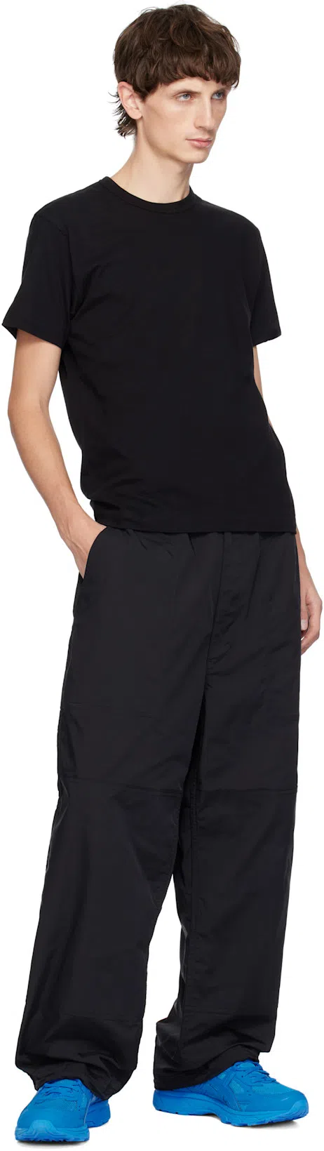 COMME DES GARÇONS HOMME DEUX Black Drawstring Trousers In 1 Black